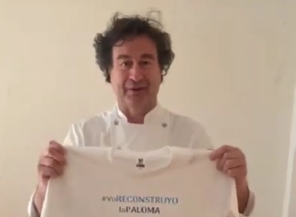 El chef Pepe Rodríguez #ReconstruyeLaPaloma