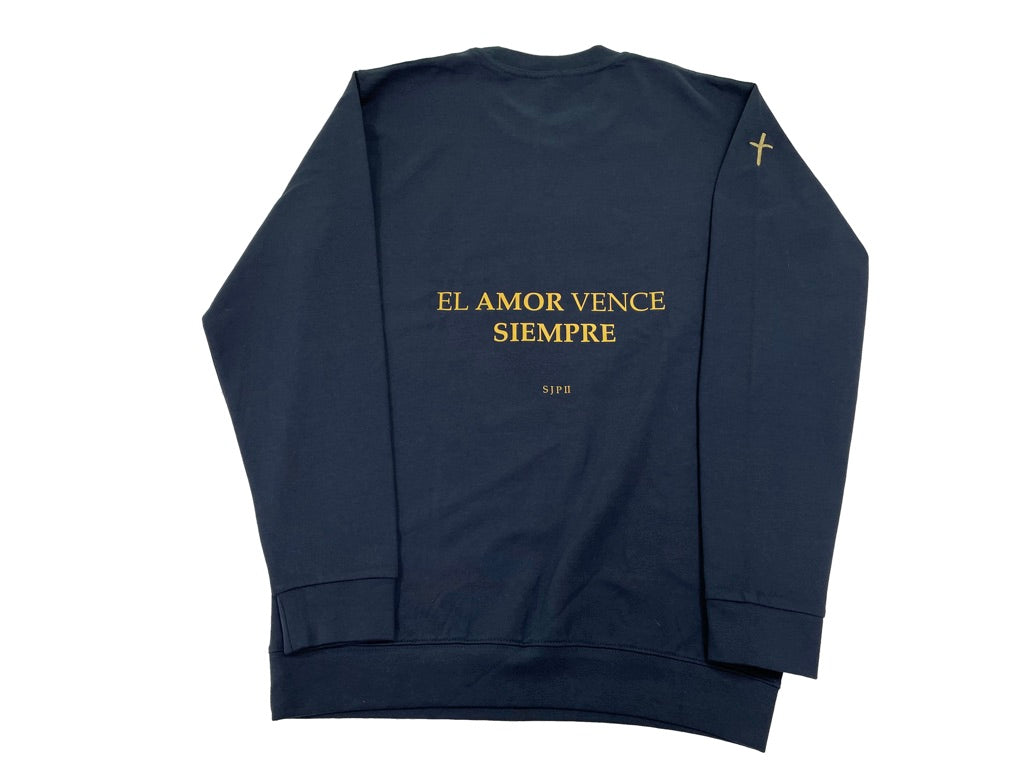 Sudadera Kirios azul marino sin capucha