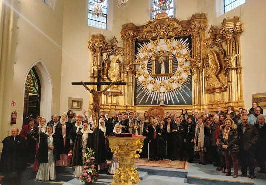 Nuestra congregación y la hermandad de Málaga, unidas por la advocación de la Virgen de la Soledad